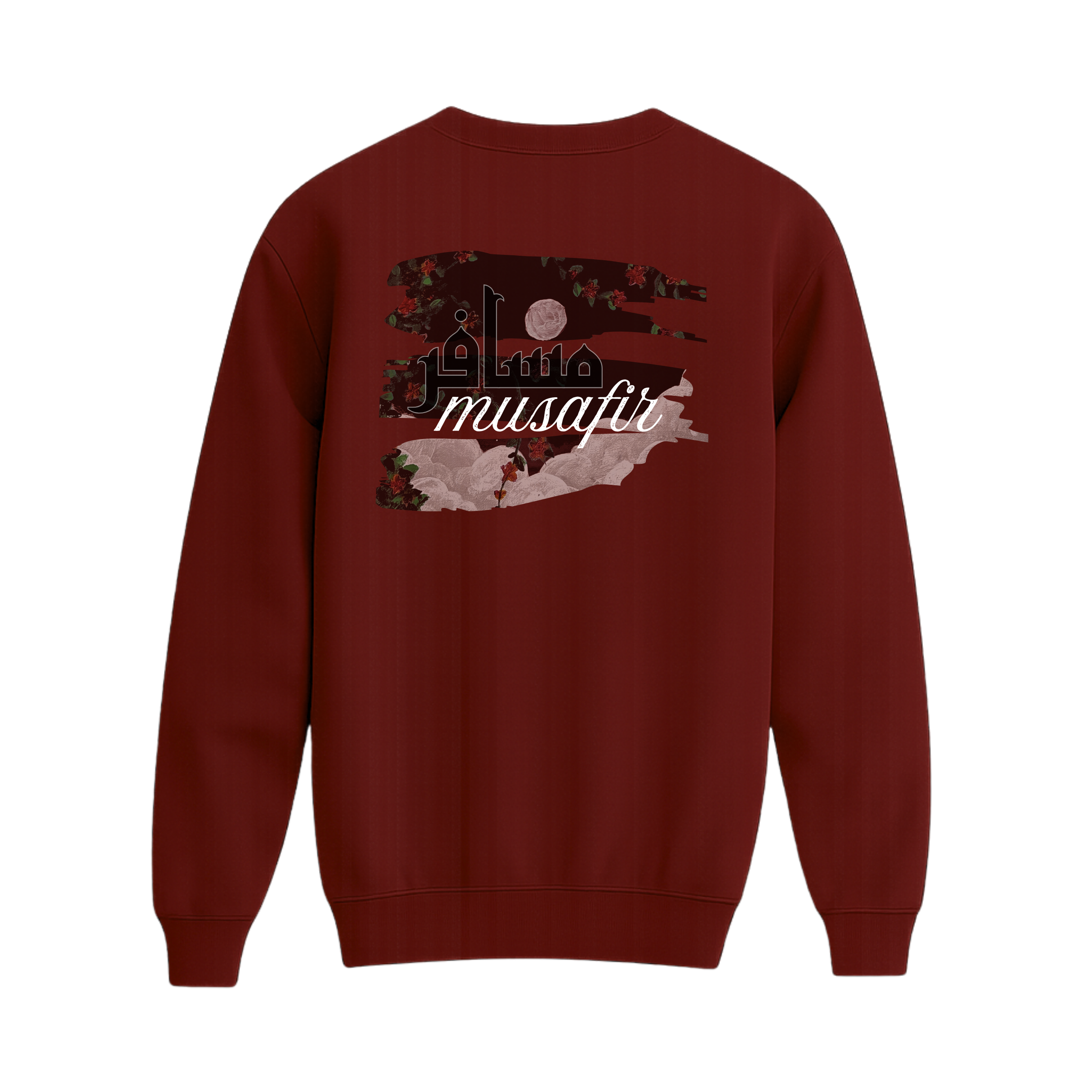 Musafir Crewneck - Maroon