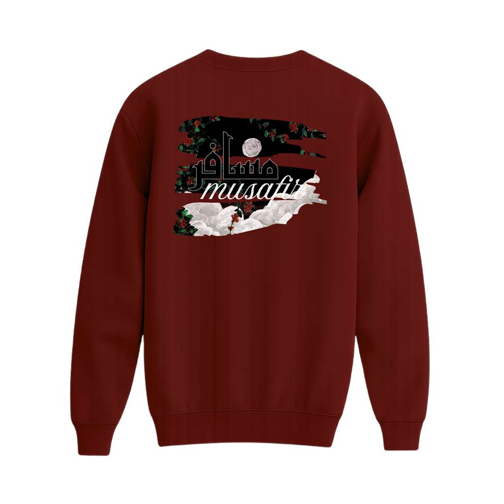 Musafir Crewneck - Maroon