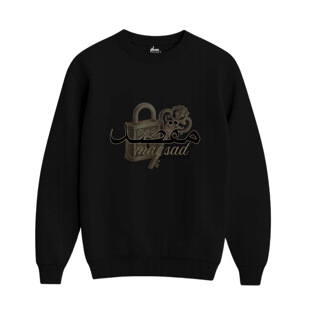 Maqsad Crewneck - Black
