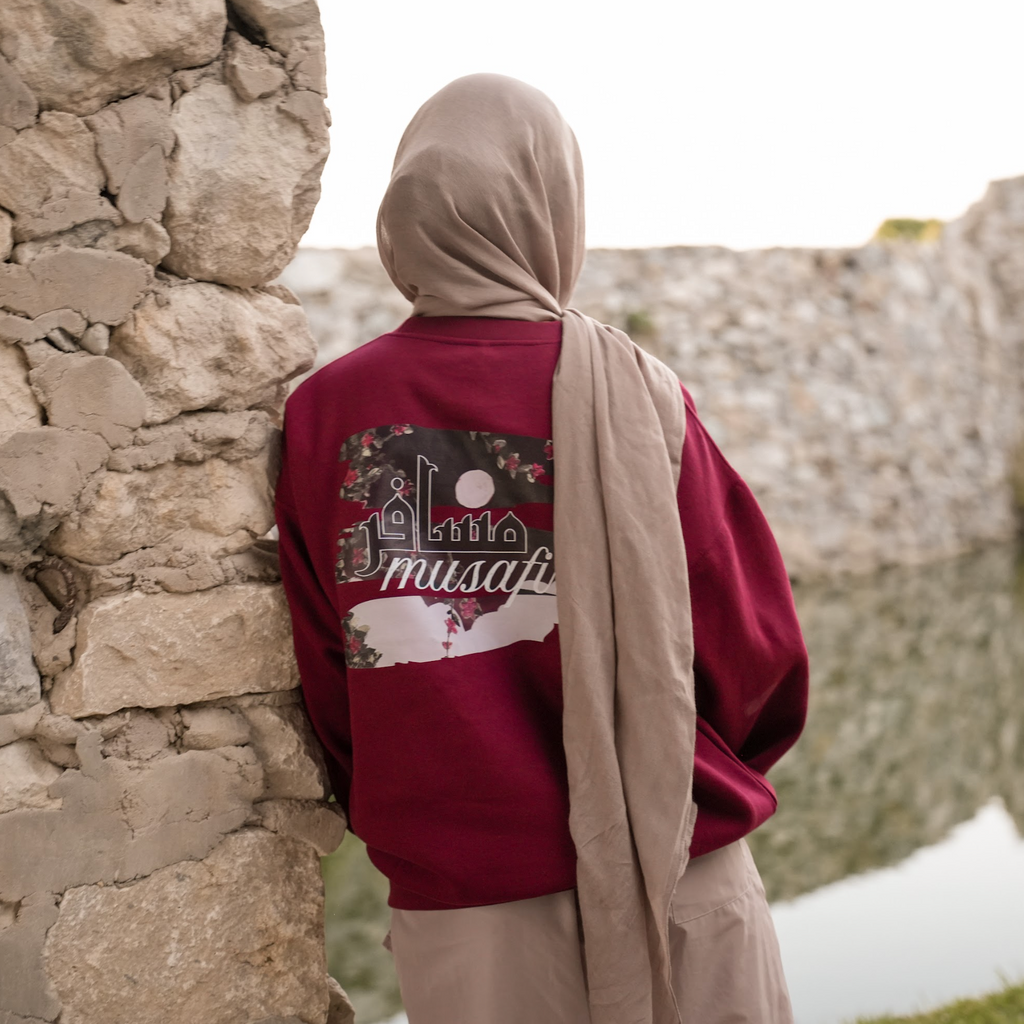 Musafir Crewneck - Maroon